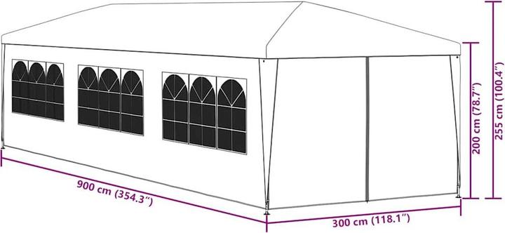 Actual product image vidaXL Luzia (900 cm, 300 cm)