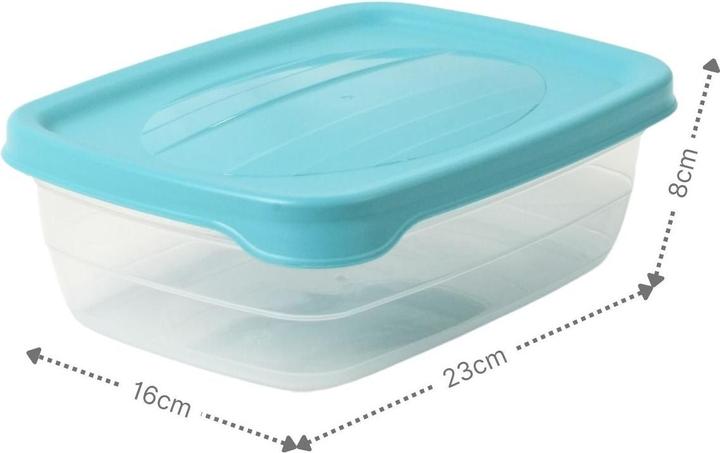 Produktbild Hobby 3er-Set Boxen Aufbewahrungsdosen Meal-Prep-Dosen Frischhaltedosen (2 l)