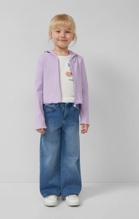 Actual product image s.Oliver Gerippte Jacke mit Kapuze (140)