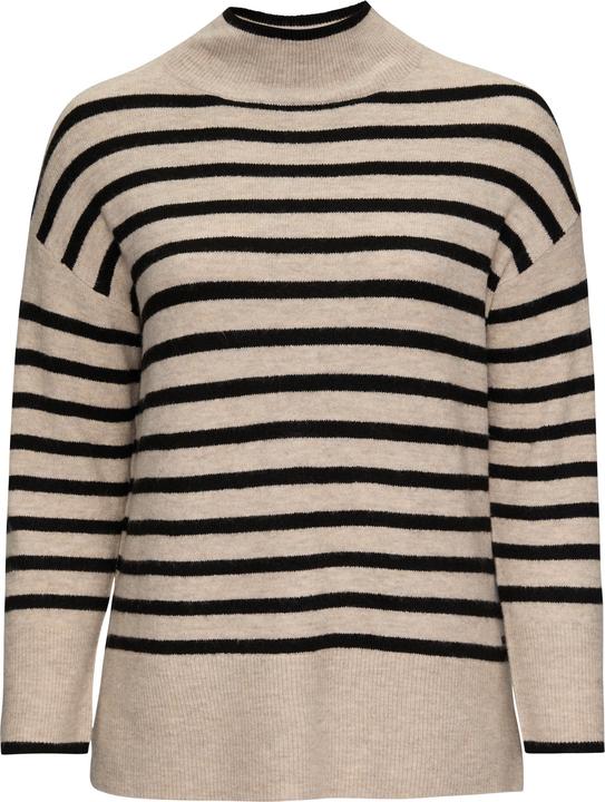 S.Oliver Strickpullover Weicher Oversized Strickpullover mit Streifen