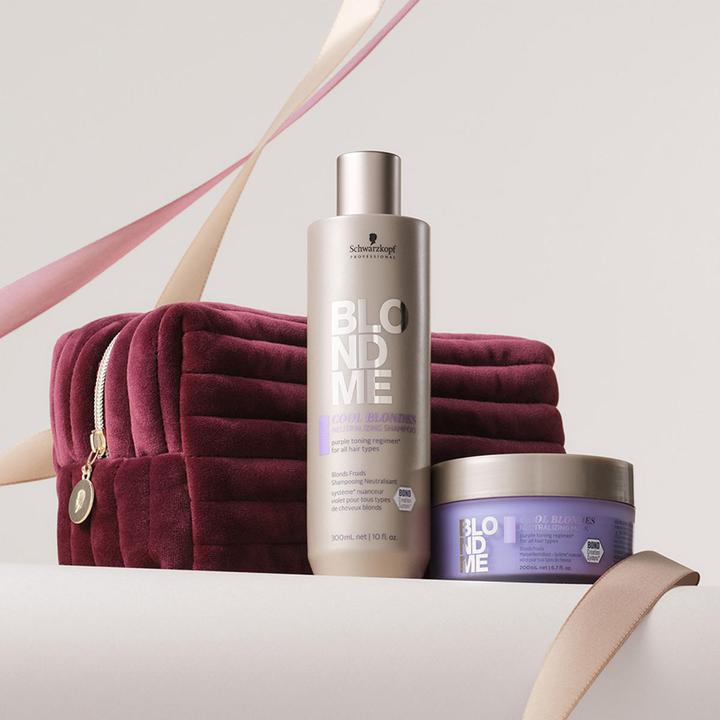 Produktbild Schwarzkopf Professional BlondMe Cool Blondes Geschenkset (Haarpflege Set)