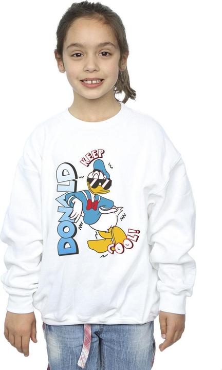 Actual product image Disney Girls Donald Duck Cool Sweatshirt (152, 158)