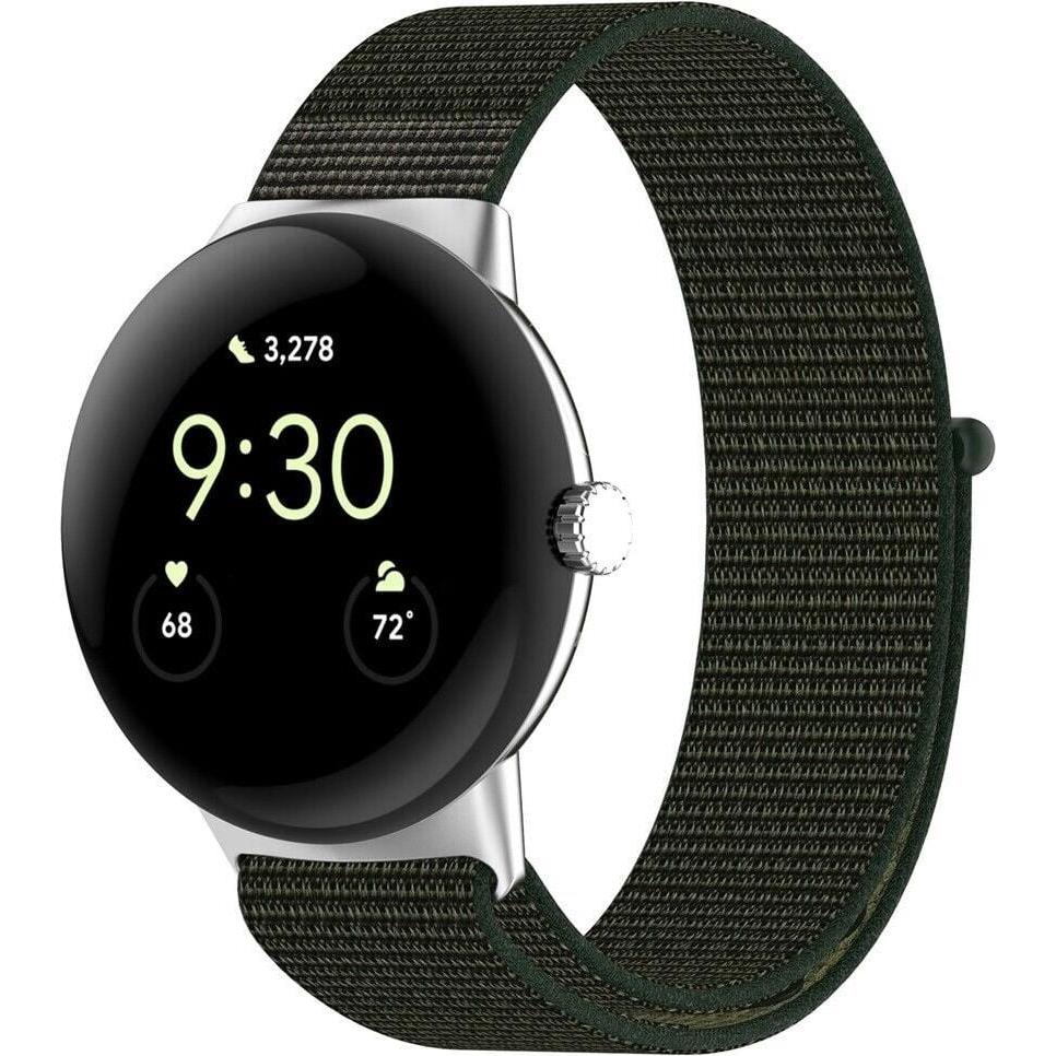 Thumbnail - Strap-it Armband (Nylon), Uhrenarmband, Grün