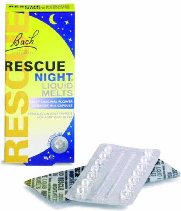 Produktbild Bach Rescue Rescue Night Liquid Melts Alcohol-Free 28 Capsules