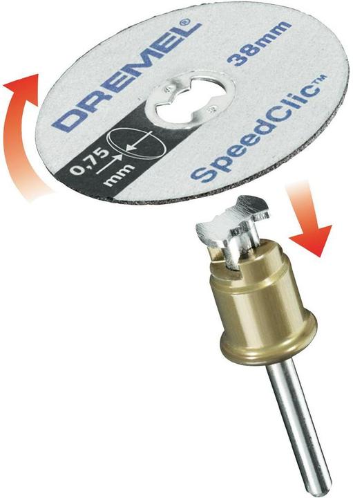 Produktbild Dremel EZ SpeedClic dünne Präzisionstrennscheiben Ø 38,0 mm (5 Stück)