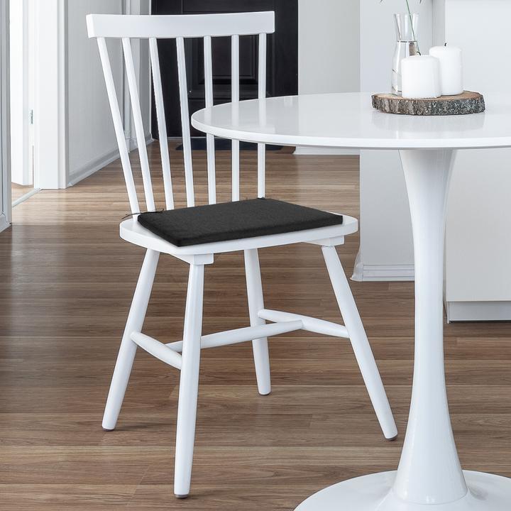 Produktbild Natura Punto Stuhlkissen Outdoor mit Bändchen, 2er Set (40 x 40 cm)