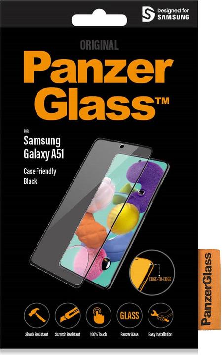 Actual product image PanzerGlass edge to edge (1 Piece, Samsung Galaxy A51)
