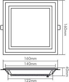 Produktbild Nobile LED-Glas-Panel (1000 lm)