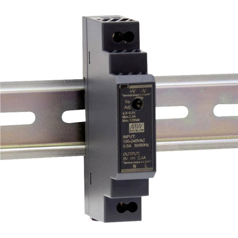 MeanWell, Systemstromversorgung, DIN-Schienenmontage Single Output 1-Phase Leistung: 15W