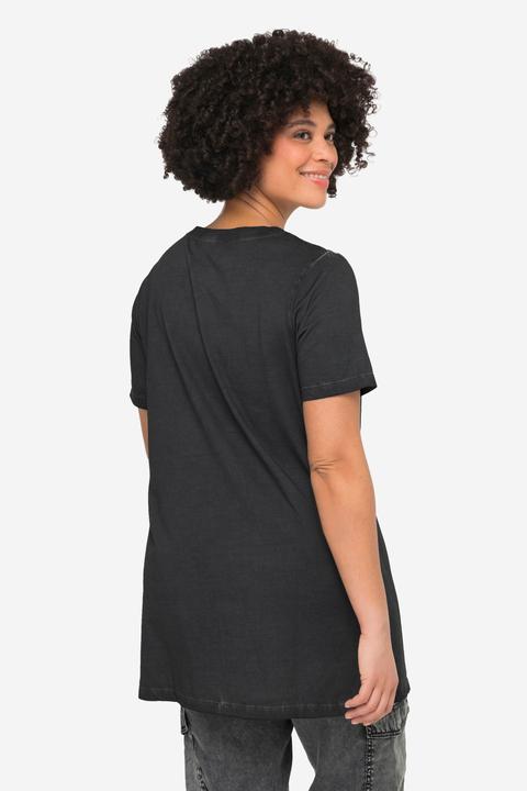 Produktbild Angel of Style Longshirt, Palmen-Motiv. Rundhalsausschnitt, Halbarm (48)