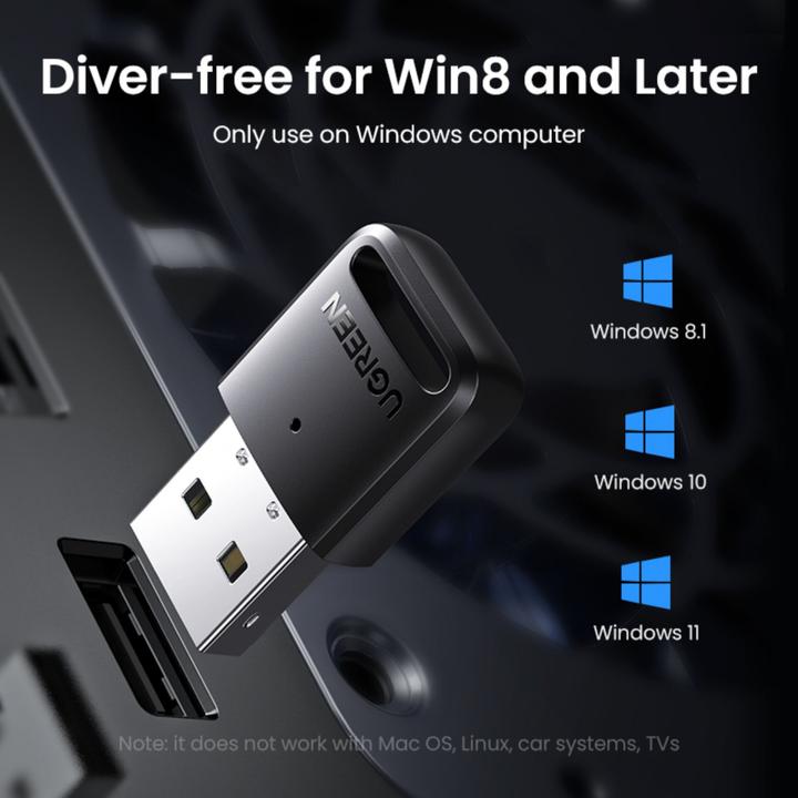 Image du produit Ugreen Adaptateur USB Bluetooth 5.3 (Emetteur & Récepteur)