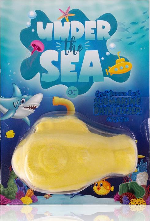 Produktbild Accentra Badefizzer UNDER THE SEA in U-Bootform in Geschenkverpackung, 150g, Duft: Great Banana Reef, Farbe: (Badekugeln)