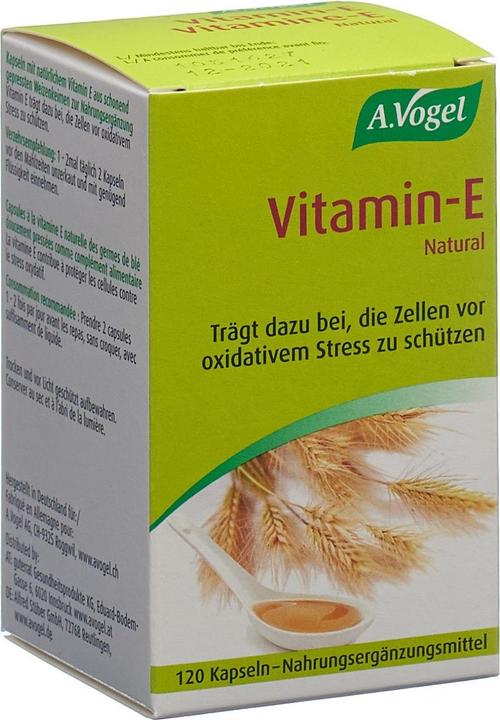 Actual product image A. Vogel Vitamin E (120 pcs., Capsules, 154 g)