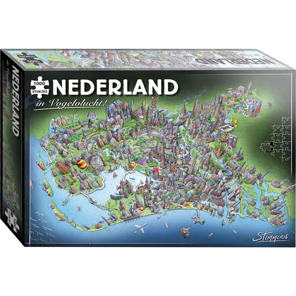 Thumbnail - Puzzle Niederlande aus der Vogelperspektive, 1000 Teile. (1000 Teile)