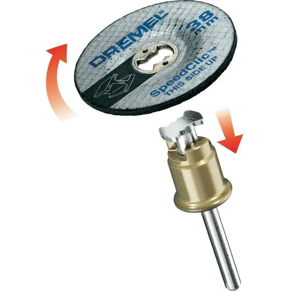 Dremel, Schleifmittel, EZ SpeedClic Schleifscheibe Ø 25mm, Körnung 60 (6 Stück) (60)