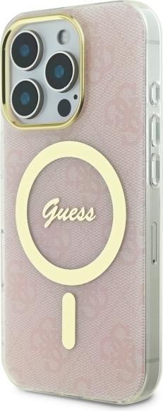Produktbild Guess GUHMP16LH4STP iPhone 16 Pro 6.3" różowy/pink hardcase IML 4G MagSafe (Apple iPhone 16 Pro)