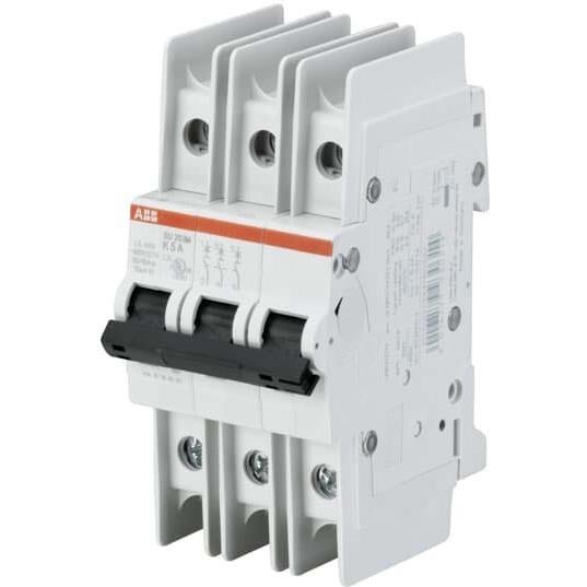 ABB, Schutzschalter, SU203M-K4 Sicherungsautomat K-Char., 10kA, 4A, 3P UL489