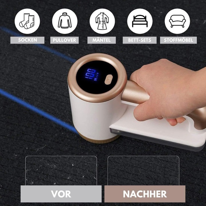 Actual product image WiredLux Lint shaver