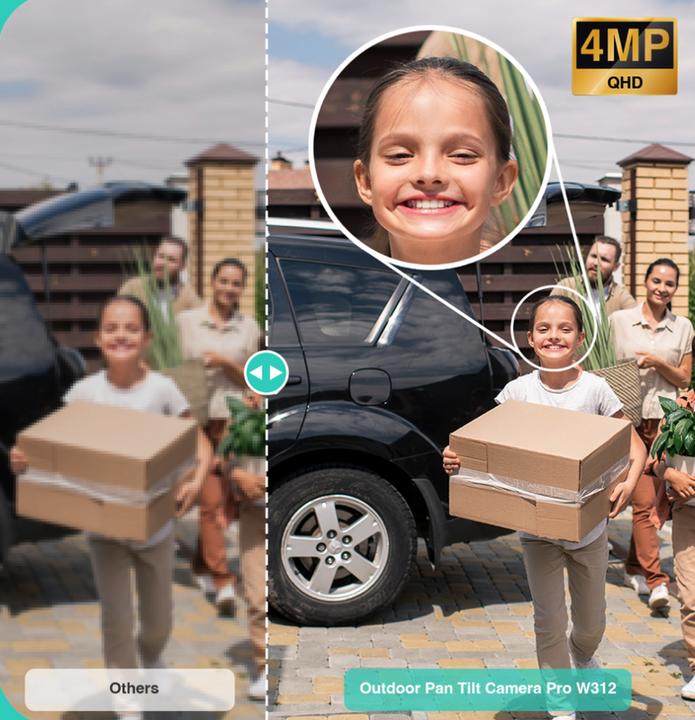 Image du produit Botslab Extérieur Pan / Tilt, Multi-scènes AI reconnaissance, 360° Smart Tracking, Large Aperture Lens, C