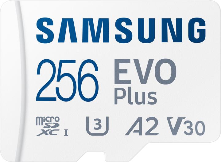 Produktbild Samsung EVO Plus (256 GB, microSDXC, U3, UHS-I)