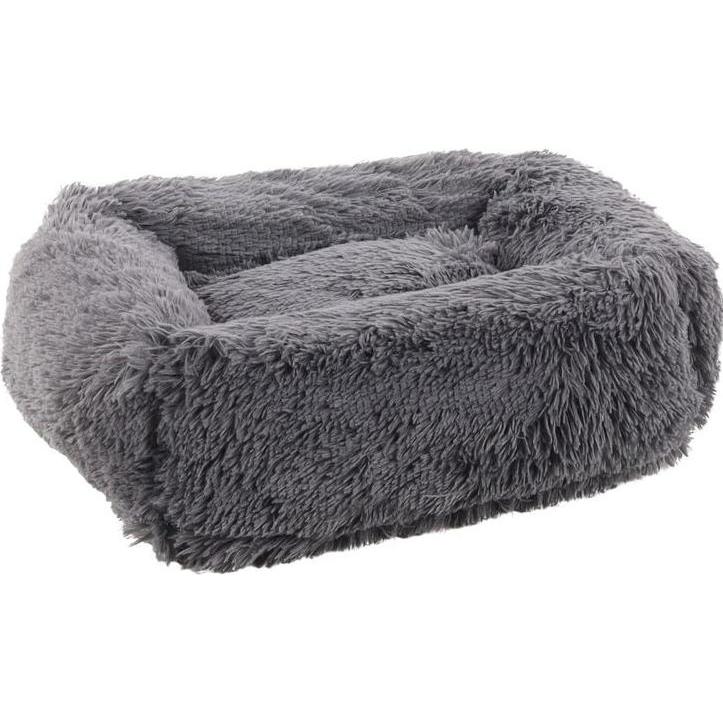 Meilleurs prix pour Flamingo - Basket Krems Rectangle Dark grey 50x40cm (Chien), Panier pour chien + chat