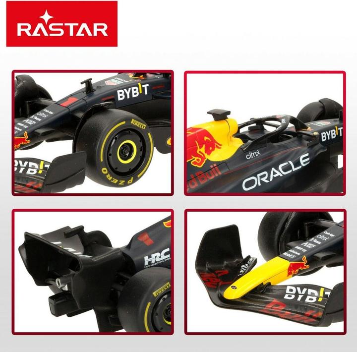 Produktbild Red Bull Fahrzeug Fernsteuerung Marineblau 1:18 31 x 6,5 x 11 cm (4 Stück)