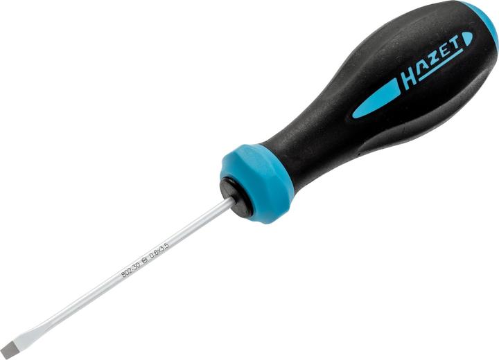 Produktbild HAZET Schraubendreher HEXAnamic 802-30 ∙ Schlitz Profil ∙ 0.6 x 3.5 mm (Schlitzschrauben)