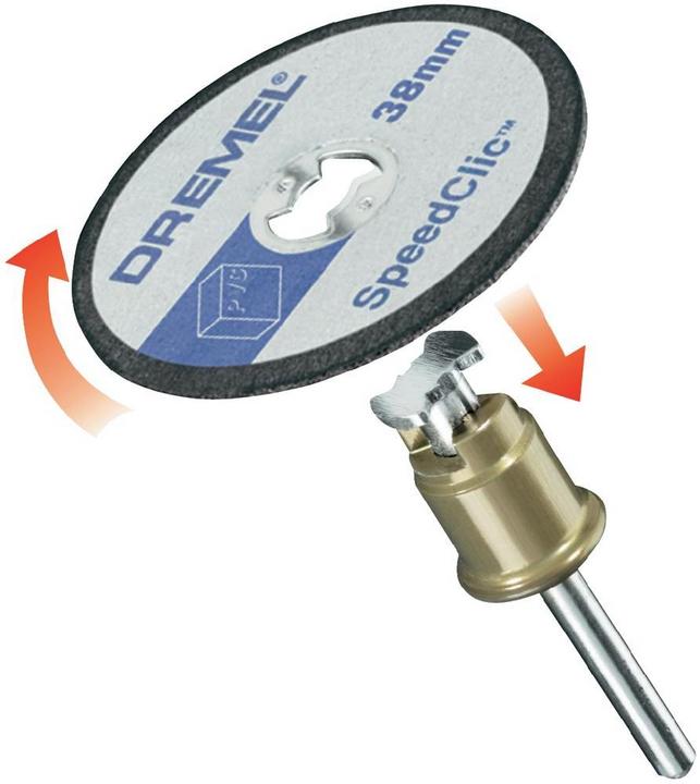 Immagine prodotto Dremel Dischi da taglio in plastica EZ SpeedClic Ø 38,0 mm (5 pezzi)