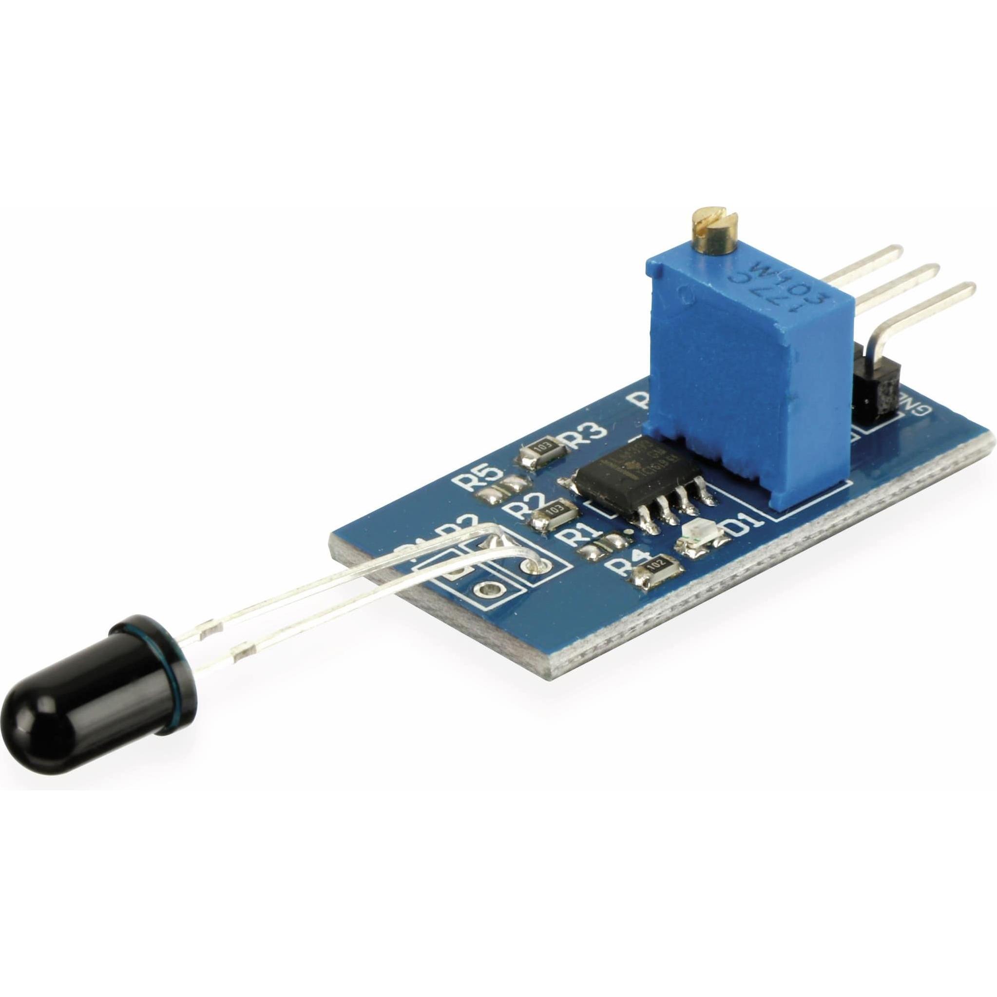 Thumbnail - Daypower Infrarot Sensor Modul 393-Fire, Robotik Modul