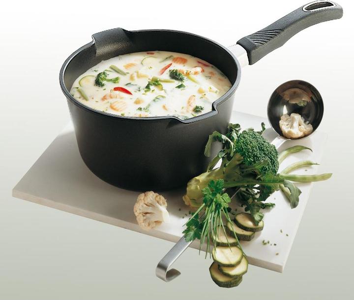 Produktbild Gastrolux Stieltopf 16 cm Antihaft Induo (16 cm, Stielkasserolle, Aluminiumguss)