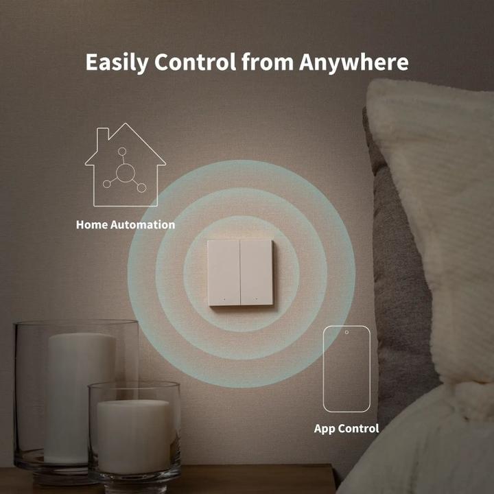 Produktbild Aqara Smart Wall Switch H1 Grau No Neutral, Single Rocker (Zigbee)