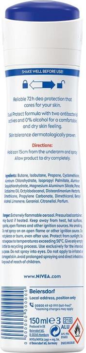 Produktbild NIVEA Dry Comfort (Spray, 150 ml)