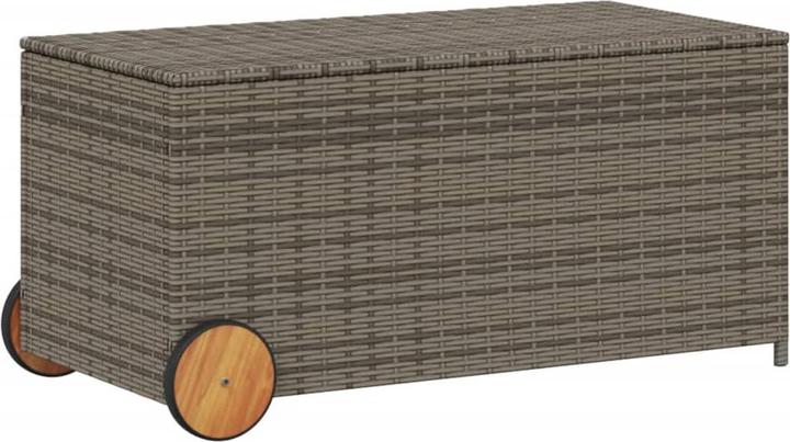 Actual product image vidaXL Gartentruhe mit Rollen 190L