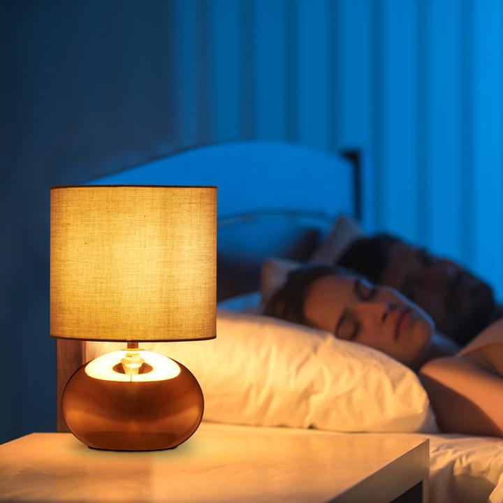 Image du produit Relaxdays Lampe chevet tactile, réglable (E14)