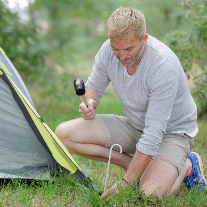 Actual product image Relaxdays 4x ground anchor
