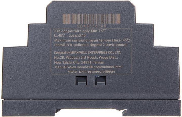 Immagine prodotto MeanWell INDUSTRIE-NETZTEIL - 1 AUSGANG - HUTSCHIENENMONTAGE - 60 W - 12 V - 4.5 A