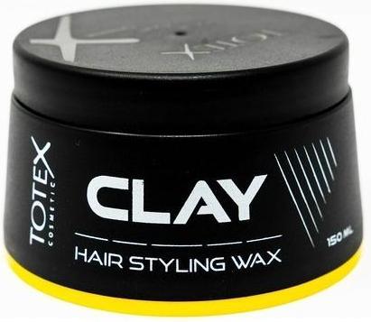 Totex Hair Men Styling Hair Clay Wax Strong Hold Texture Natural Messy Look Finish Coconut Scent 150 (Haarwachs, 150 ml)