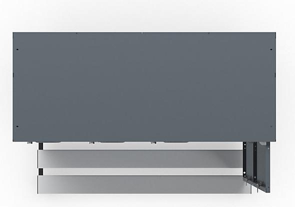 Actual product image Wolf Half height wardrobe with bench base (120 cm, 214 cm)