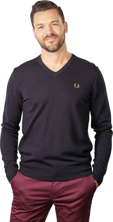 Produktbild Fred Perry Classic V Neck Jumper Navy (L)