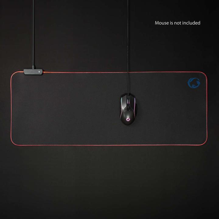 Immagine prodotto Nedis Tappetino per mouse da gioco | Gomma / Microfibra | Nero (XXL)