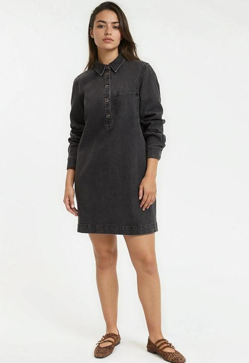 Produktbild La Redoute Collections Kurzes Jeanskleid Signature ALBANE (36)