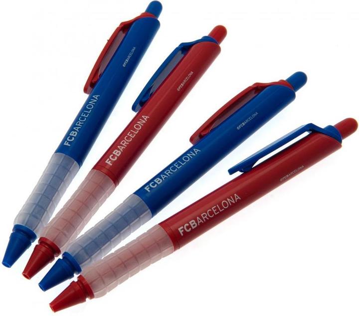 Image du produit FC Barcelona Stylo Pack de 4 (Bleu/Rouge, 4x)