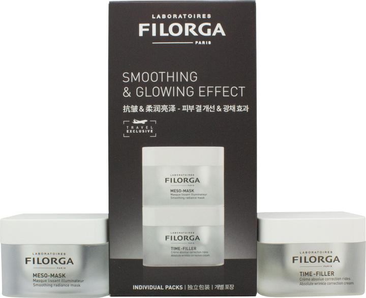 Produktbild Filorga Smoothing Glowing Effect Travel Geschenkset 50ml CrÃ¨me + 50ml Gezichtsmasker (Gesichtspflege set)