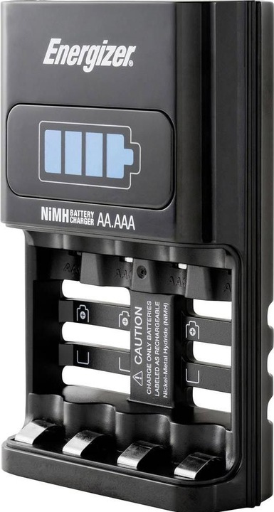 Produktbild Energizer Recharge 1-Hour (4 Stk., AA, AAA, 2300 mAh, Ladegerät inkl. Akku)