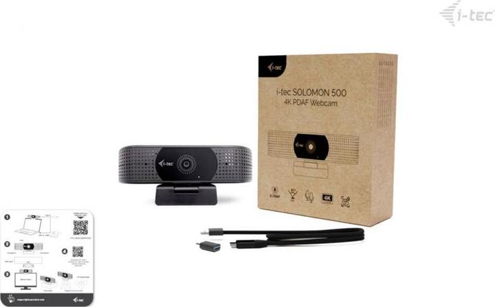 Produktbild i-tec SOLOMON 500 4K PDAF Webcam (8.29 Mpx)
