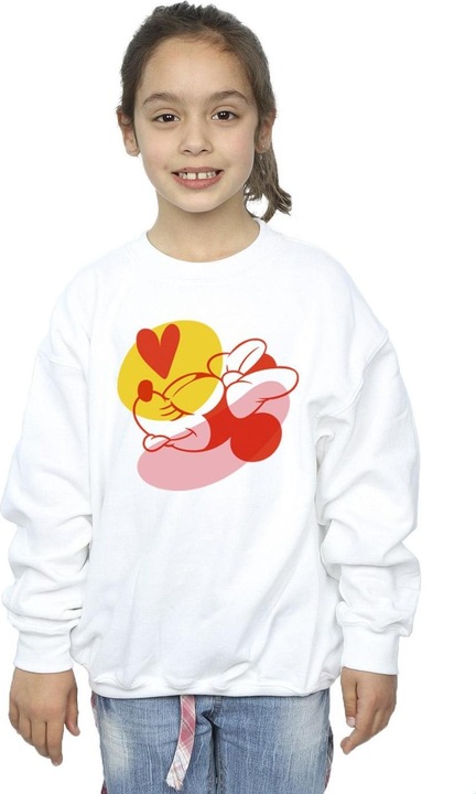 Immagine prodotto Disney Minnie Mouse Tongue Heart Felpa Ragazze (152, 158)