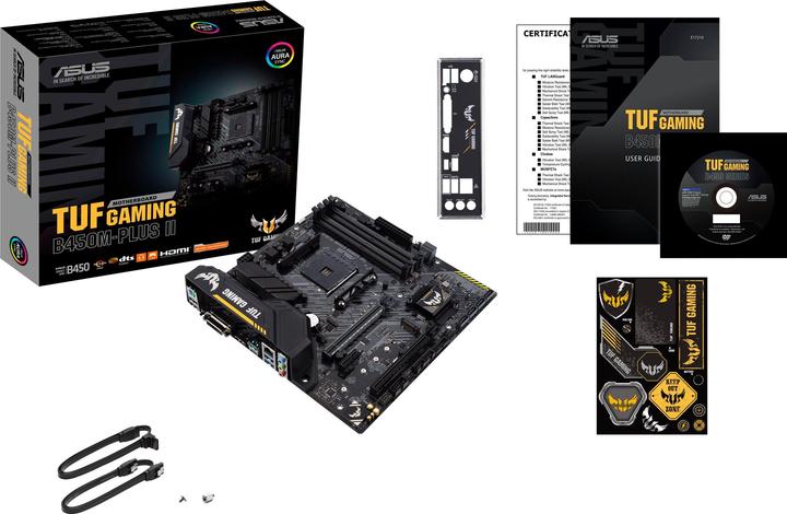 Image du produit ASUS TUF B450M-Plus II Gaming (AM4, AMD B450, mATX)