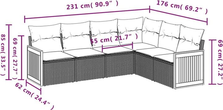 Actual product image vidaXL Sage