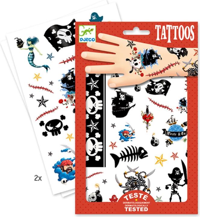 Productafbeelding Djeco Tatoeages Piraten