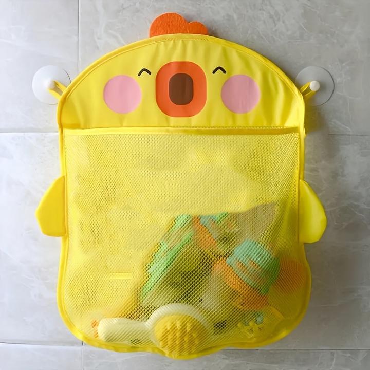 Produktbild Activity Board Toy Organizer, Cartoon Duck Baby Dusche Lagerung Mesh Bag, Badezimmer Trocknen hängenden Tasche mit